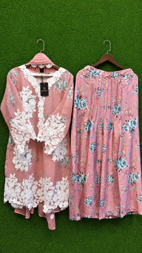 Floral Plazo Heavy Party Wear Design (CODE-06)