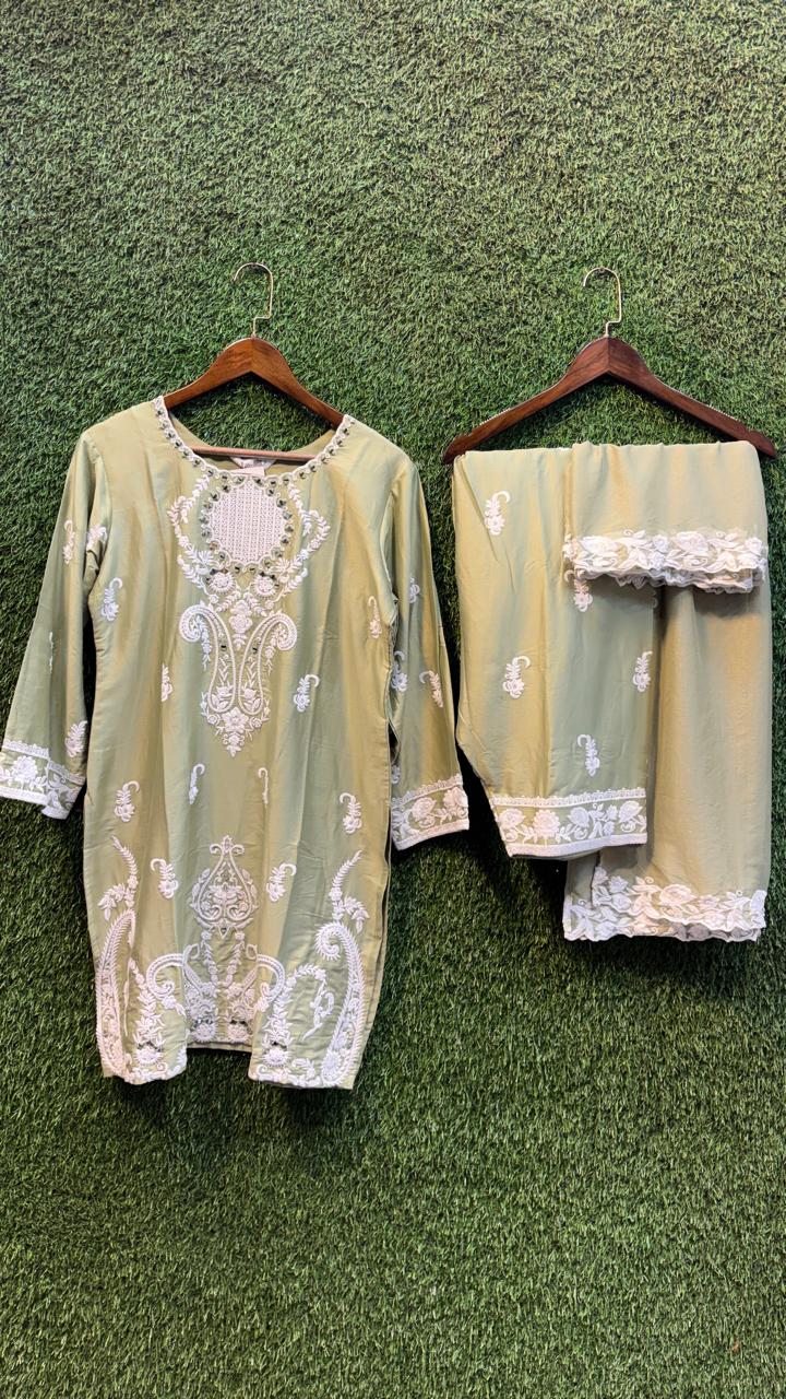 Farshi Shalwar - Beautiful Embroidery Work (CODE-01)