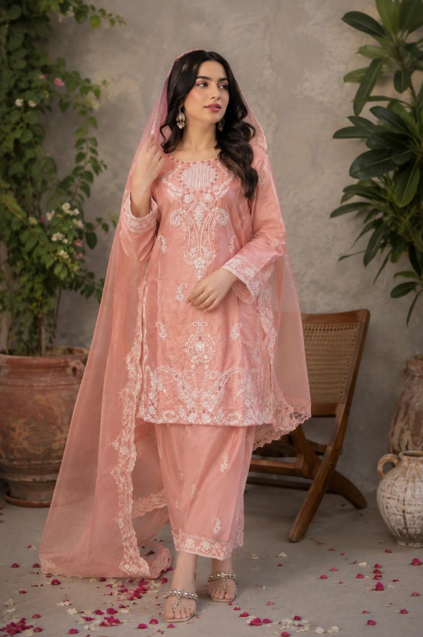 Farshi Shalwar - Beautiful Embroidery Work (CODE-01)